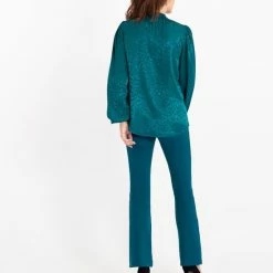Blauwe Broek/Pantalon Van Je M'appelle - Dames - Travelstof - Maat 2XL - 7 Maten Beschikbaar -Dameskleding Verkoop 550x660 1
