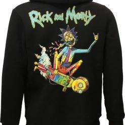 POPMERCH Rick & Morty Acid Rick Hoodie Trui Sweater Zwart - Officiële Merchandise -Dameskleding Verkoop 550x664 3