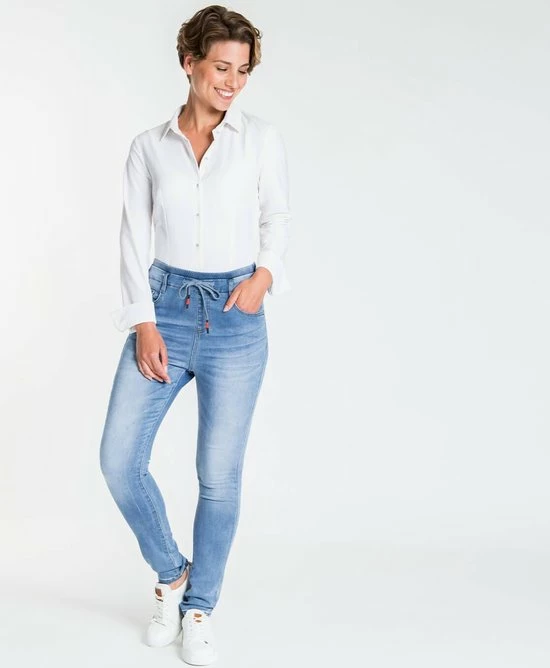 Blauwe Broek Van Je M'appelle - Dames - Maat L - 8 Maten Beschikbaar 2 Blauwe Broek Van Je M'appelle - Dames - Maat L - 8 Maten Beschikbaar - Afbeelding 2