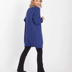 Blauwe Vest Van Je M'appelle - Dames - Maat One Size - 1 Maat Beschikbaar -Dameskleding Verkoop 550x677 10