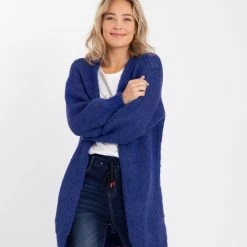 Blauwe Vest Van Je M'appelle - Dames - Maat One Size - 1 Maat Beschikbaar -Dameskleding Verkoop 550x677 12