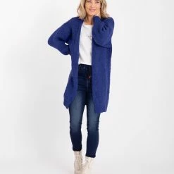 Blauwe Vest Van Je M'appelle - Dames - Maat One Size - 1 Maat Beschikbaar -Dameskleding Verkoop 550x677 13