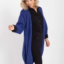 Blauwe Vest Van Je M'appelle - Dames - Maat One Size - 1 Maat Beschikbaar -Dameskleding Verkoop 550x677 8