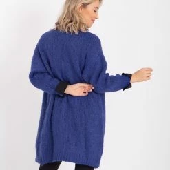 Blauwe Vest Van Je M'appelle - Dames - Maat One Size - 1 Maat Beschikbaar -Dameskleding Verkoop 550x677 9