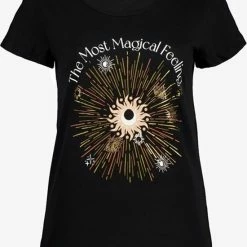 TwoDay Dames T-shirt - Zwart - Maat XL