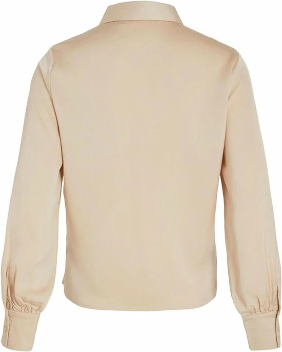Vila Blouse Vielma L/s Shirt 14079469 Frosted Almond Dames Maat - W42 3 Vila Blouse Vielma L/s Shirt 14079469 Frosted Almond Dames Maat - W42 - Afbeelding 3