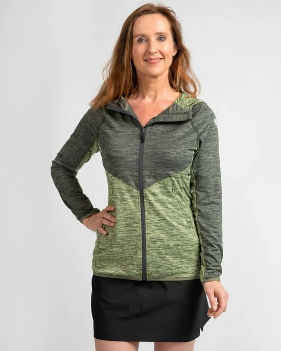 Life-Line - Emani Dames Fleece Vest Dames - Groen - Outdoorvest - Wandelvest - Fleece Groen 4 Life-Line - Emani Dames Fleece Vest Dames - Groen - Outdoorvest - Wandelvest - Fleece Groen - Afbeelding 4