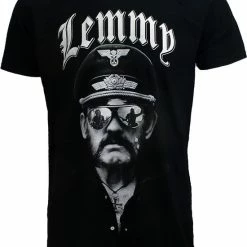 POPMERCH Motörhead Lemmy Band T-Shirt Zwart - Officiële Merchandise
