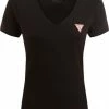 Guess SS VN Mini Triangle Dames T-Shirt - Zwart - Maat XL