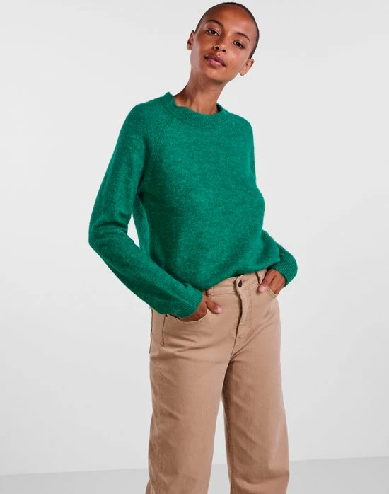 PIECES PCJULIANA LS O-NECK KNIT NOOS BC Dames Trui - Maat M 1 PIECES PCJULIANA LS O-NECK KNIT NOOS BC Dames Trui - Maat M