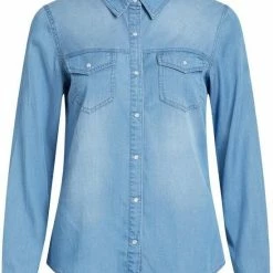 VILA VIBISTA DENIM SHIRT/SU-NOOS Dames Blouse - Maat L 28 VILA VIBISTA DENIM SHIRT/SU-NOOS Dames Blouse - Maat L -Dameskleding Verkoop 550x704 1
