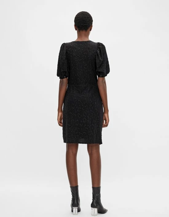 OBJECT OBJAISLIN 2/4 SHORT DRESS DAMES - Maat XL 3 OBJECT OBJAISLIN 2/4 SHORT DRESS DAMES - Maat XL - Afbeelding 3