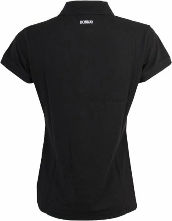 Donnay Polo Pique - Poloshirt - Dames - Maat L - Zwart 2 Donnay Polo Pique - Poloshirt - Dames - Maat L - Zwart - Afbeelding 2