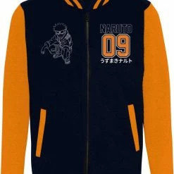 Cotton Naruto - Uzumaki College Jacket Oranje/Zwart (L)