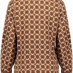 Geisha Blouse Blouse Graphic Etnic Print 23586 26 Camel Combi Dames Maat - S -Dameskleding Verkoop 550x711 38