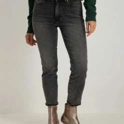 Only Jeans Onlemily Stretch Hw St Ank Cro614 N 15259634 Dark Grey Denim Dames Maat - W31 X L32 -Dameskleding Verkoop 550x711 78