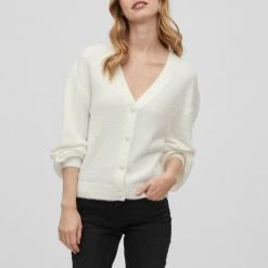 Dameskleding Verkoop 30 VILA VILAJULI LS OVERSIZE REV KNIT CARDI-NOOS Dames Vest - Maat XL