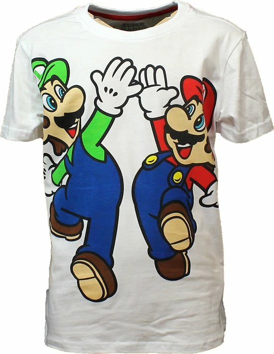 Super Mario - Mario & Luigi Boy S T-shirt 1 Super Mario - Mario & Luigi Boy S T-shirt