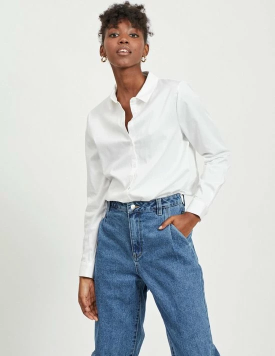 OBJECT OBJROXA L/S LOOSE SHIRT NOOS Dames Blouse - Maat 42 12 OBJECT OBJROXA L/S LOOSE SHIRT NOOS Dames Blouse - Maat 42 - Afbeelding 12