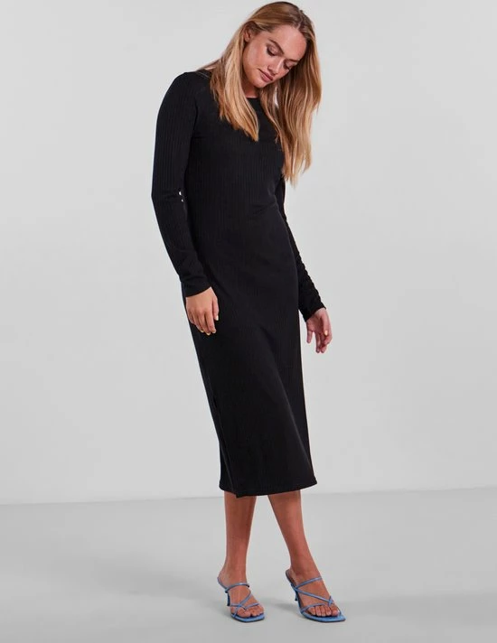 PIECES PCKYLIE LS O-NECK MIDI DRESS NOOS Dames Top - Maat XL 1 PIECES PCKYLIE LS O-NECK MIDI DRESS NOOS Dames Top - Maat XL