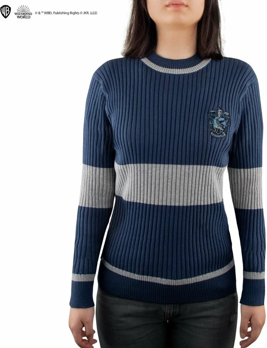 Cinereplicas Harry Potter - Ravenclaw / Ravenklauw Quidditch Sweater / Zwerkbal Trui / Trui-S 3 Cinereplicas Harry Potter - Ravenclaw / Ravenklauw Quidditch Sweater / Zwerkbal Trui / Trui-S - Afbeelding 3