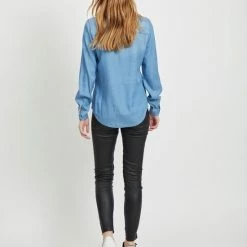 VILA VIBISTA DENIM SHIRT/SU-NOOS Dames Blouse - Maat L 31 VILA VIBISTA DENIM SHIRT/SU-NOOS Dames Blouse - Maat L -Dameskleding Verkoop 550x726 1