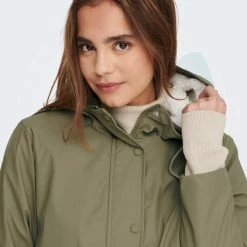 ONLY ONLSALLY RAINCOAT CC OTW Dames Jas - Maat S -Dameskleding Verkoop 550x727 2