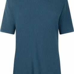 Zoso Trui Nadine Rib Turtle Neck 224 Petrol 0130 Dames Maat - L