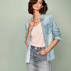 VILA VIBISTA DENIM SHIRT/SU-NOOS Dames Blouse - Maat L 19 VILA VIBISTA DENIM SHIRT/SU-NOOS Dames Blouse - Maat L -Dameskleding Verkoop 550x733 208