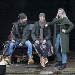 Knit Factory Luna Lang Gebreid Dames Vest - Bordeaux - 40/42 -Dameskleding Verkoop 550x733 262