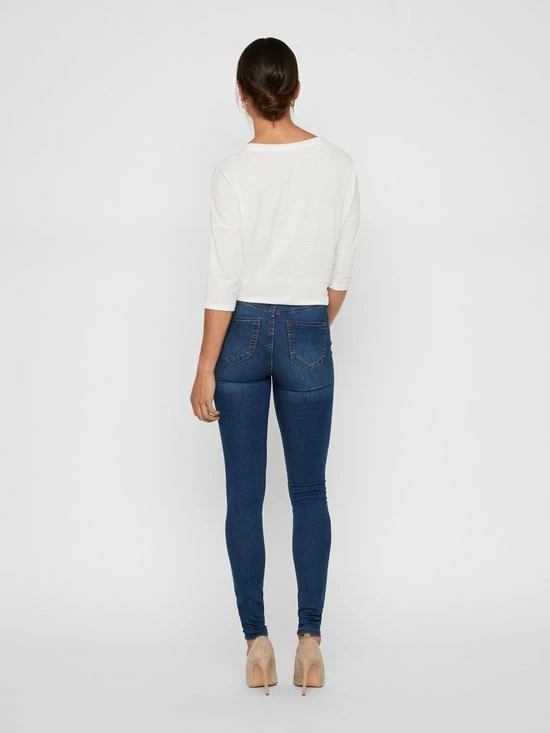 Noisy May NMCALLIE HW SKINNY JEANS VI021MB NOOS Dames Jeans - Maat 30 5 Noisy May NMCALLIE HW SKINNY JEANS VI021MB NOOS Dames Jeans - Maat 30 - Afbeelding 5