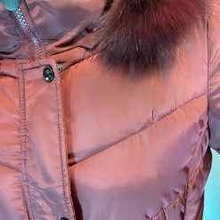 Merkloos Bordeaux Lange Winterjas -Dameskleding Verkoop 550x733 348