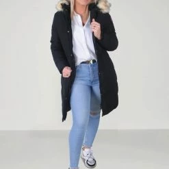 Paragoose - Lange Dames Winterjas - Model Julie - Teddy Gevoerde Capuchon - Zwart 12 Paragoose - Lange Dames Winterjas - Model Julie - Teddy Gevoerde Capuchon - Zwart -Dameskleding Verkoop 550x733 436