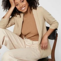 Pieces PCBOSS 3/4 BLAZER NOOS Dames Blazer - Maat XS -Dameskleding Verkoop 550x733 492