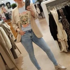 Pieces PCBOSS 3/4 BLAZER NOOS Dames Blazer - Maat XS -Dameskleding Verkoop 550x733 495