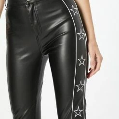 Colourful Rebel Chloe Star Broek Zwart Dames - Katoen - L -Dameskleding Verkoop 550x733 504