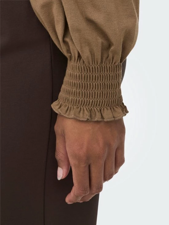 ONLY ONLELVA L/S SMOCK TOP NOOS NN Dames Top - Maat M 6 ONLY ONLELVA L/S SMOCK TOP NOOS NN Dames Top - Maat M - Afbeelding 6