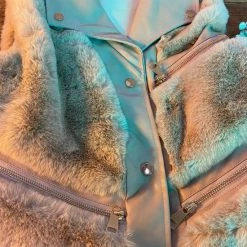 Merkloos Gilet - Bodywarmer - Geen Kraag - Vest - Beige - Maat S/M -Dameskleding Verkoop 550x733 573