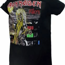 POPMERCH Iron Maiden Killers Album Cover Band T-Shirt - Officiële Merchandise 5 POPMERCH Iron Maiden Killers Album Cover Band T-Shirt - Officiële Merchandise -Dameskleding Verkoop 550x734 3