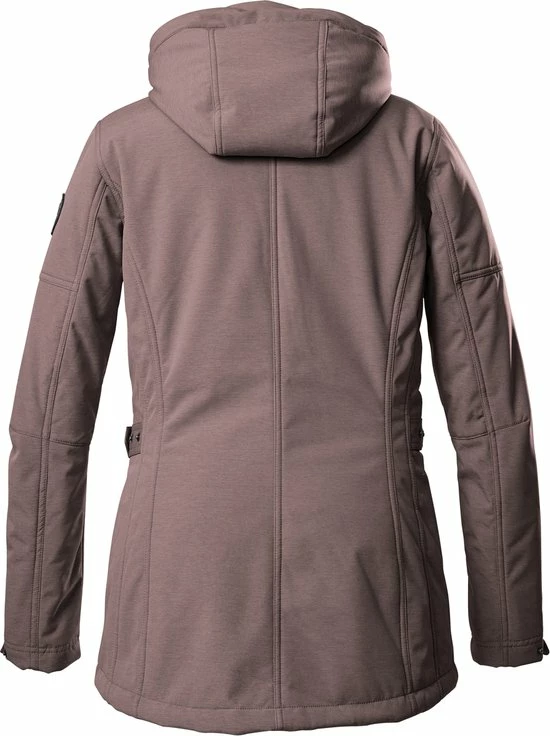 Giga By Killtec Dames Winter Softshell Jas - Softshell Jas Winter - Oud Roze - 38545 - Maat 46 2 Giga By Killtec Dames Winter Softshell Jas - Softshell Jas Winter - Oud Roze - 38545 - Maat 46 - Afbeelding 2