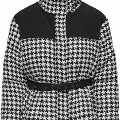 ONLY ONLALICE HOUNDTOOTH BLOCK PUFFER OTW Dames Jas - Maat M