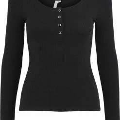 PIECES PCKITTE LS TOP NOOS BC Dames Top - Maat XS