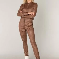 ES&SY Qays Broek - Camel/Black - Maat 40 -Dameskleding Verkoop 550x753 4