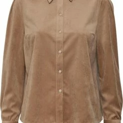 Vero Moda Blouse Vmida Ls Corduroy Shirt Wvn 10273371 Silver Mink Dames Maat - XL