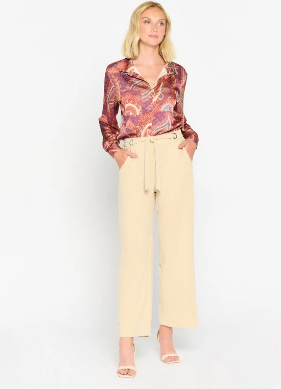 LOLALIZA Satijnen Hemd Met Paisleyprint - Oranje - Maat 38 3 LOLALIZA Satijnen Hemd Met Paisleyprint - Oranje - Maat 38 - Afbeelding 3