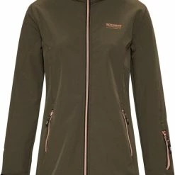 Nordberg Irene Softshell Jas Dames - Kleur Legergroen- Maat M