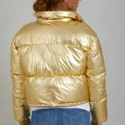 CC Heart Goude Korte Puffer Jas - Coster Copenhagen -Dameskleding Verkoop 550x767 4