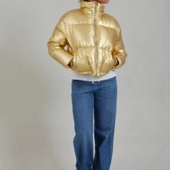 CC Heart Goude Korte Puffer Jas - Coster Copenhagen -Dameskleding Verkoop 550x767 7