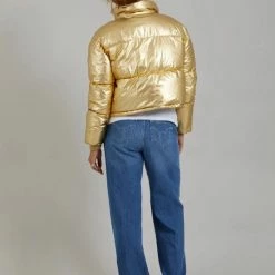 CC Heart Goude Korte Puffer Jas - Coster Copenhagen -Dameskleding Verkoop 550x767 8