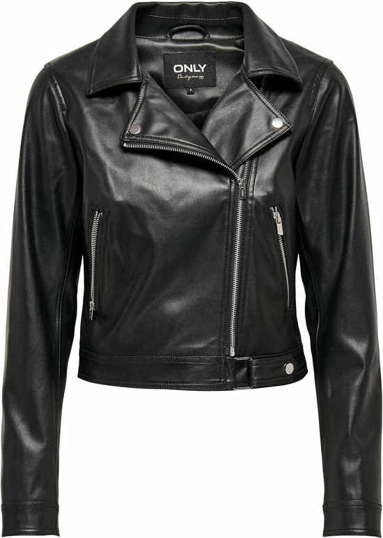 ONLY ONLBEST FAUX LEATHER BIKER OTW NOOS Dames Jas - Maat XXL 2 ONLY ONLBEST FAUX LEATHER BIKER OTW NOOS Dames Jas - Maat XXL - Afbeelding 2
